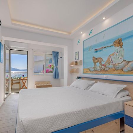 Haraki Mare Studios Beach Front Bagian luar foto