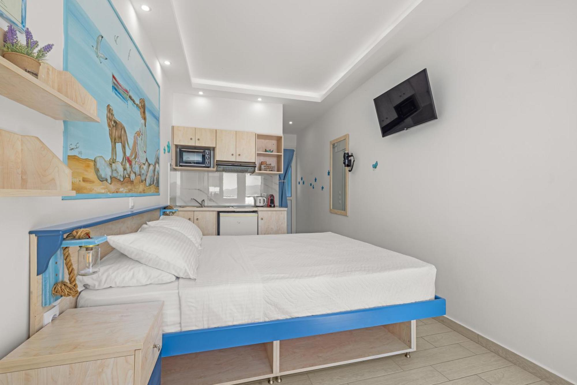 Haraki Mare Studios Beach Front Bagian luar foto
